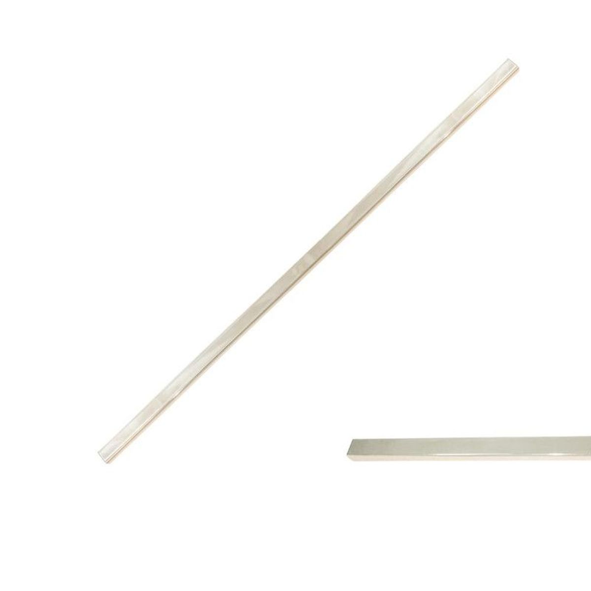 EJESA CREA TU ESPACIO IDEAL - Lapiz Ceramico Plata Cuadrado 1x60CM