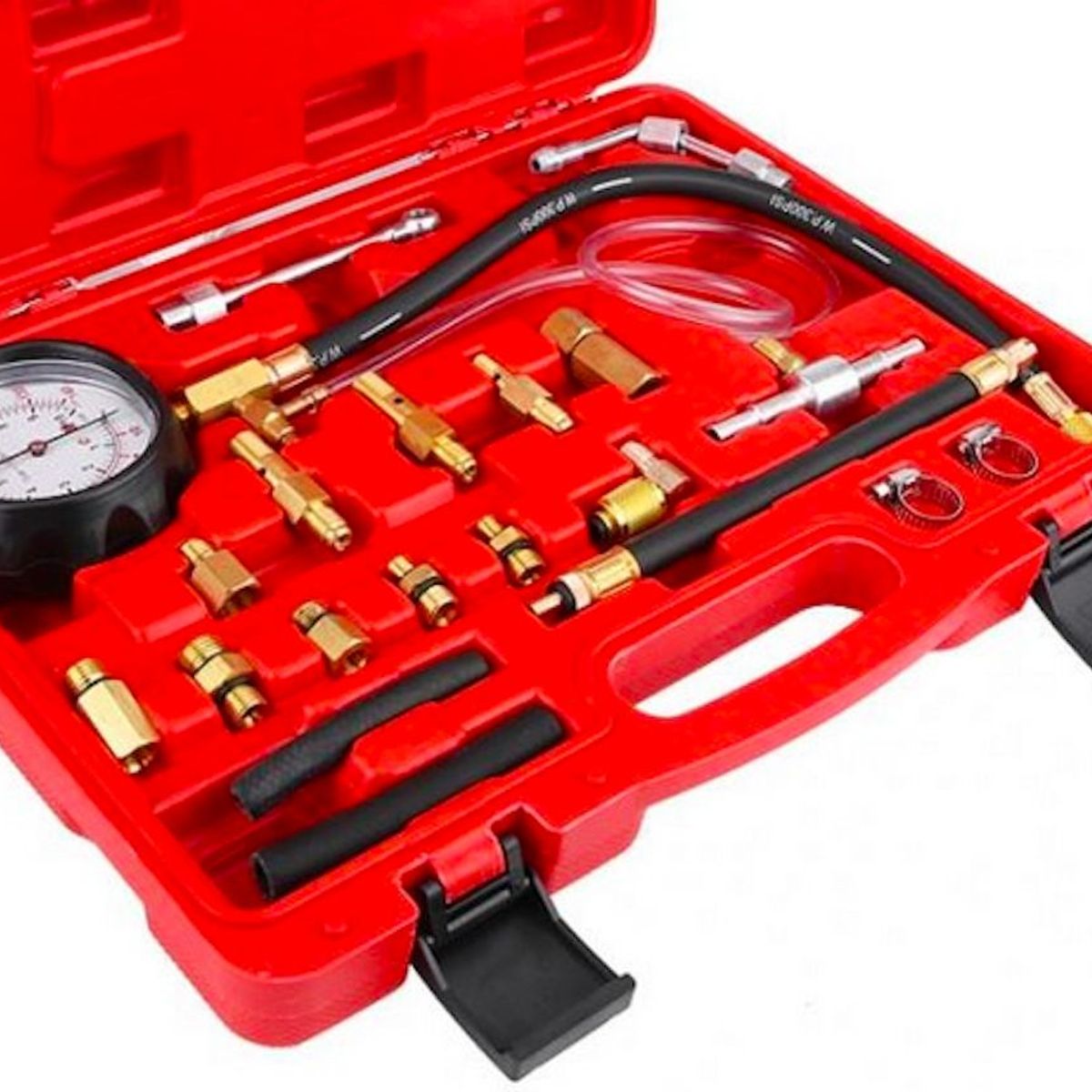 GENERICO - KIT MEDIDOR DE PRESIÓN AUTOMOTRIZ TU-114 WORKTOOLS