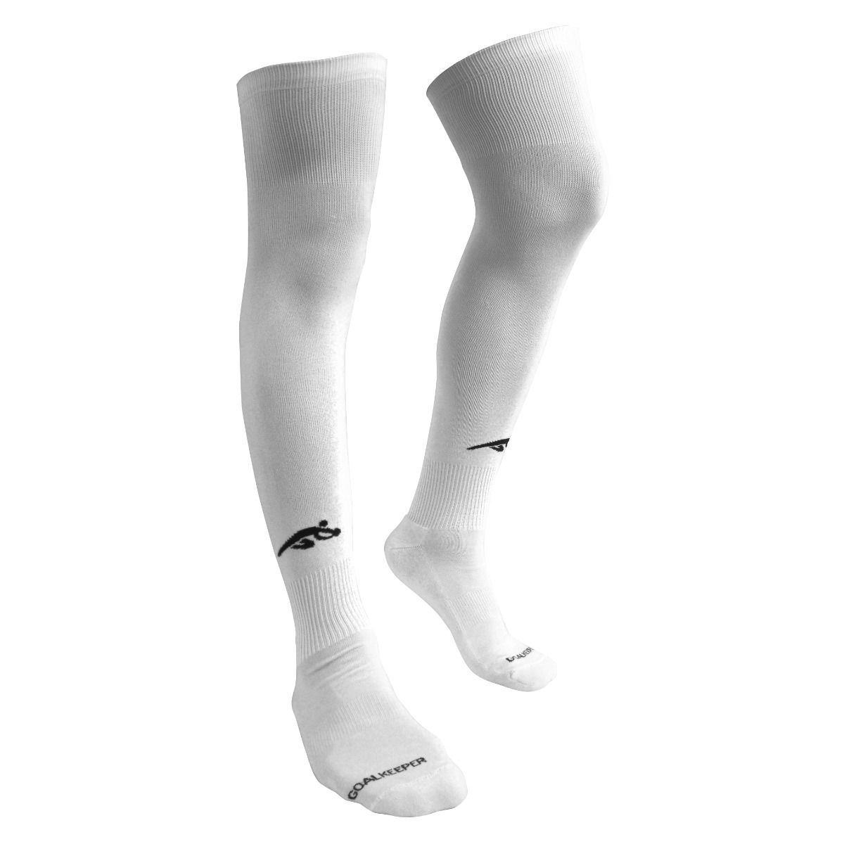 GENERICO - Medias largas arquero extra largas juvenil blanco Goalkeeper