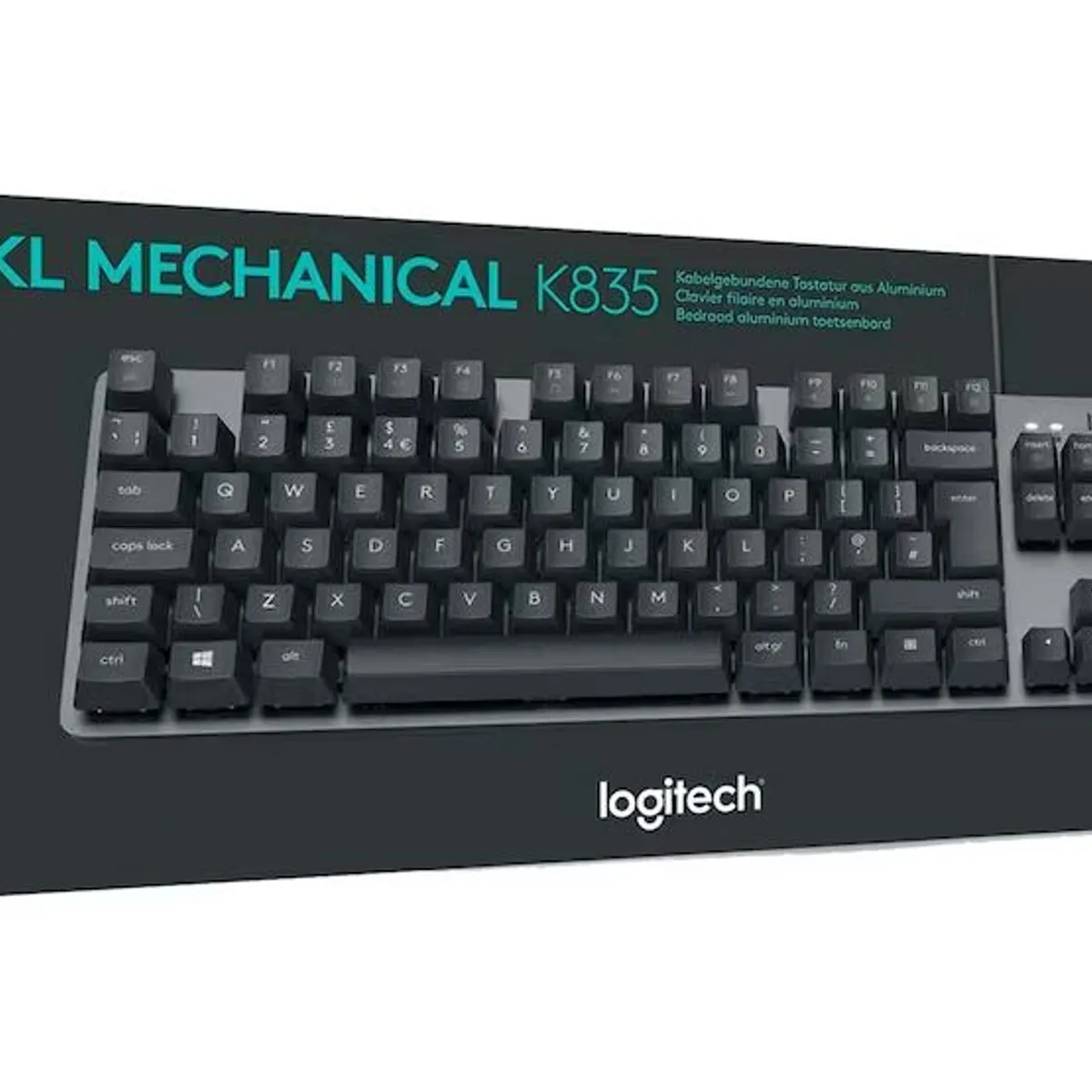 LOGITECH - Teclado Mecanico Logitech K835 Gamer TKL Mechanical Español