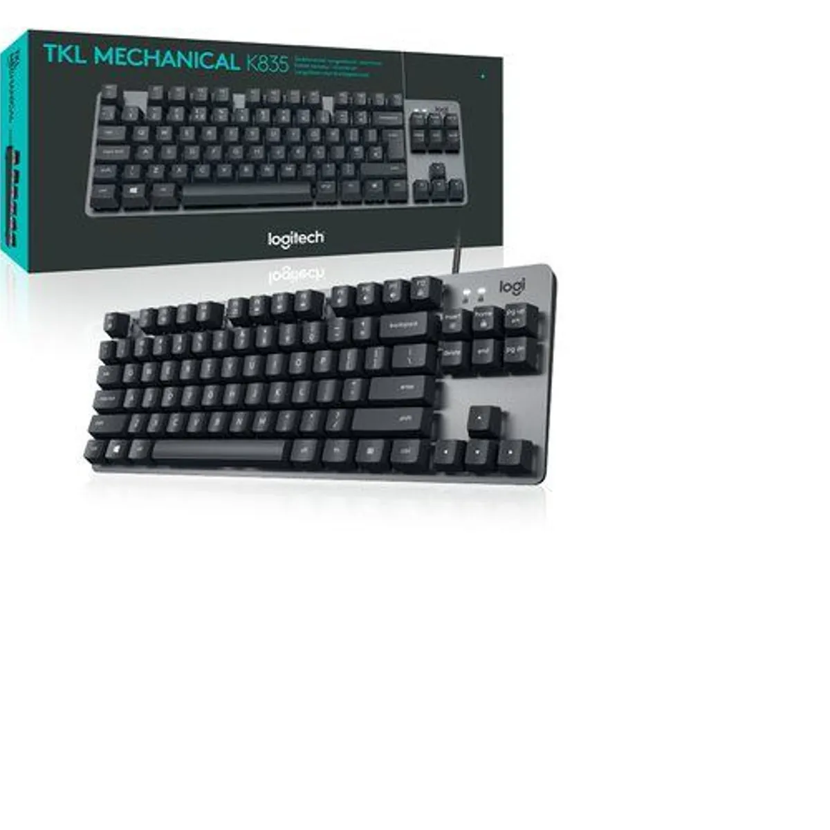 LOGITECH - Teclado Mecanico Logitech K835 Gamer TKL Mechanical Español