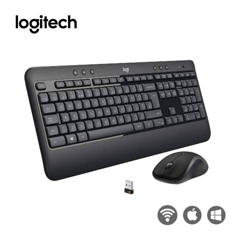 LOGITECH - TEclado  Mouse Kit Logitech MK540 Advance Inalambrico Español