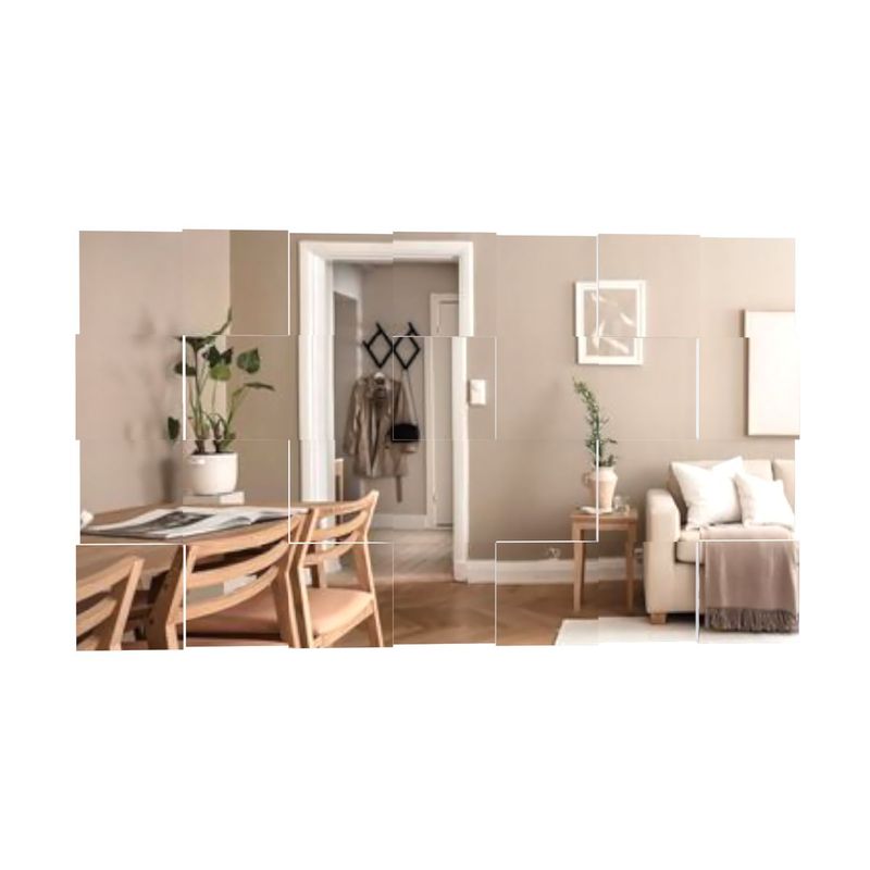 MOVENDA - Espejo Decorativo 3D 137x78cm Leda Movenda