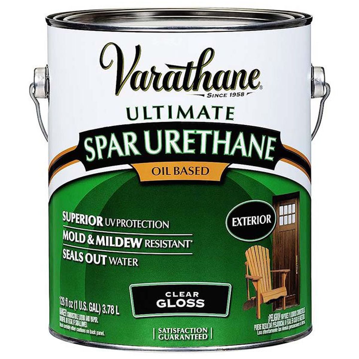 RUST OLEUM - VARATHANE SPAR URETANO EXTERIOR BRILLANTE BASE ACEITE 1 GALÓN