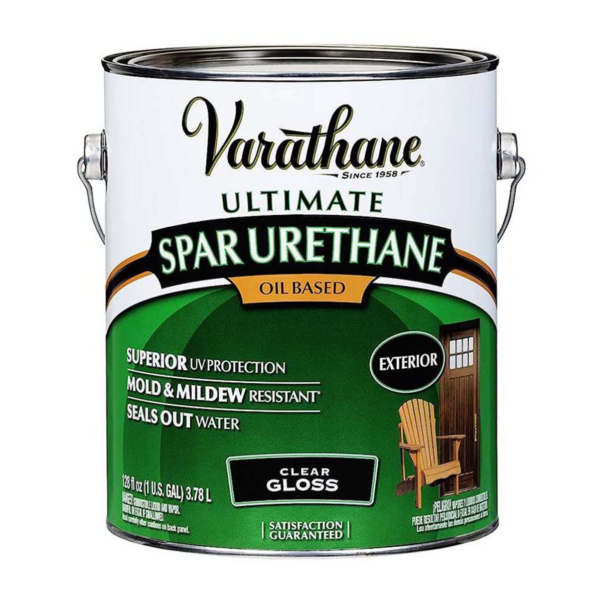 RUST OLEUM - VARATHANE SPAR URETANO EXTERIOR BRILLANTE BASE ACEITE 1 GALÓN