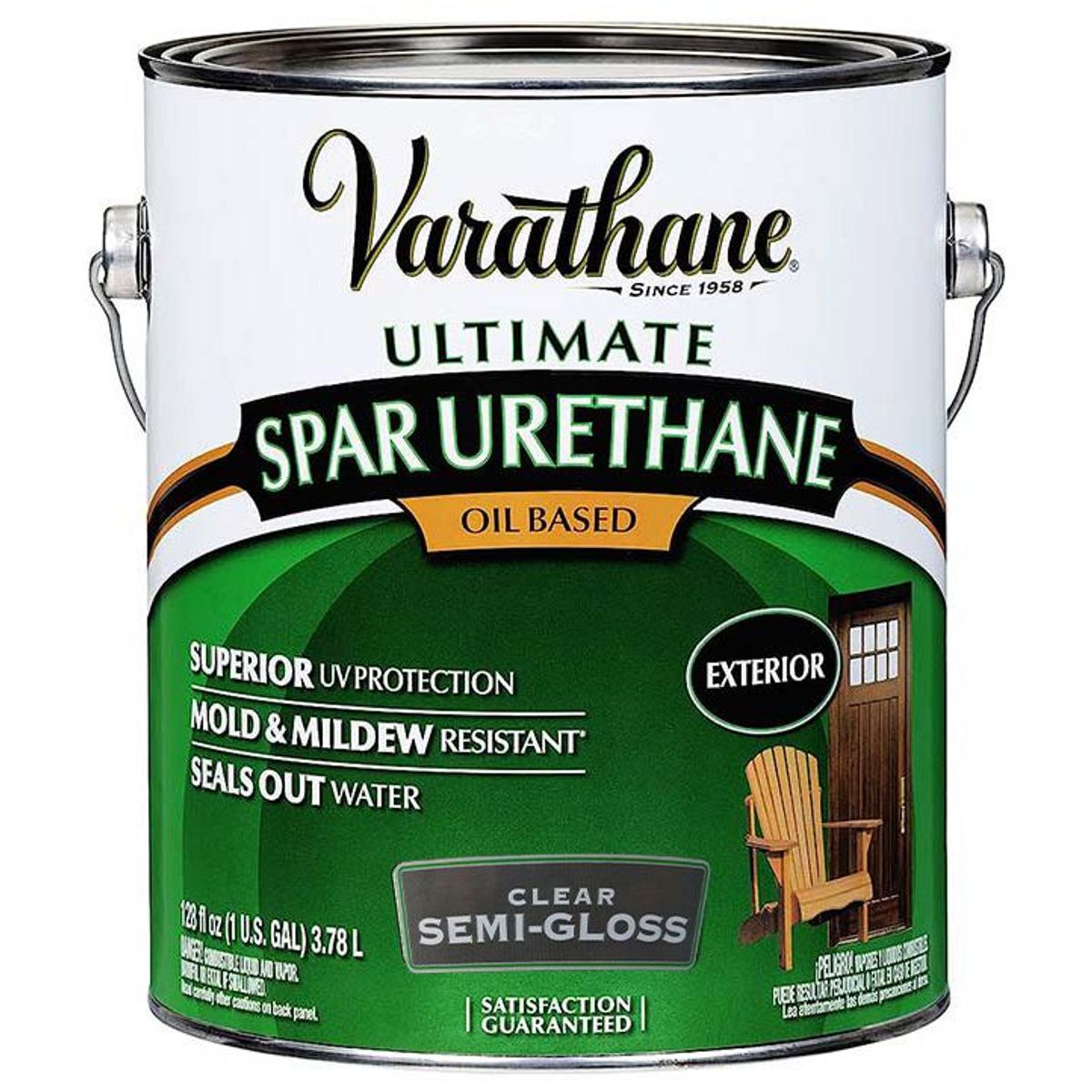 RUST OLEUM - VARATHANE SPAR URETANO EXTERIOR SEMI BRILLANTE BASE ACEITE 1 GALÓN