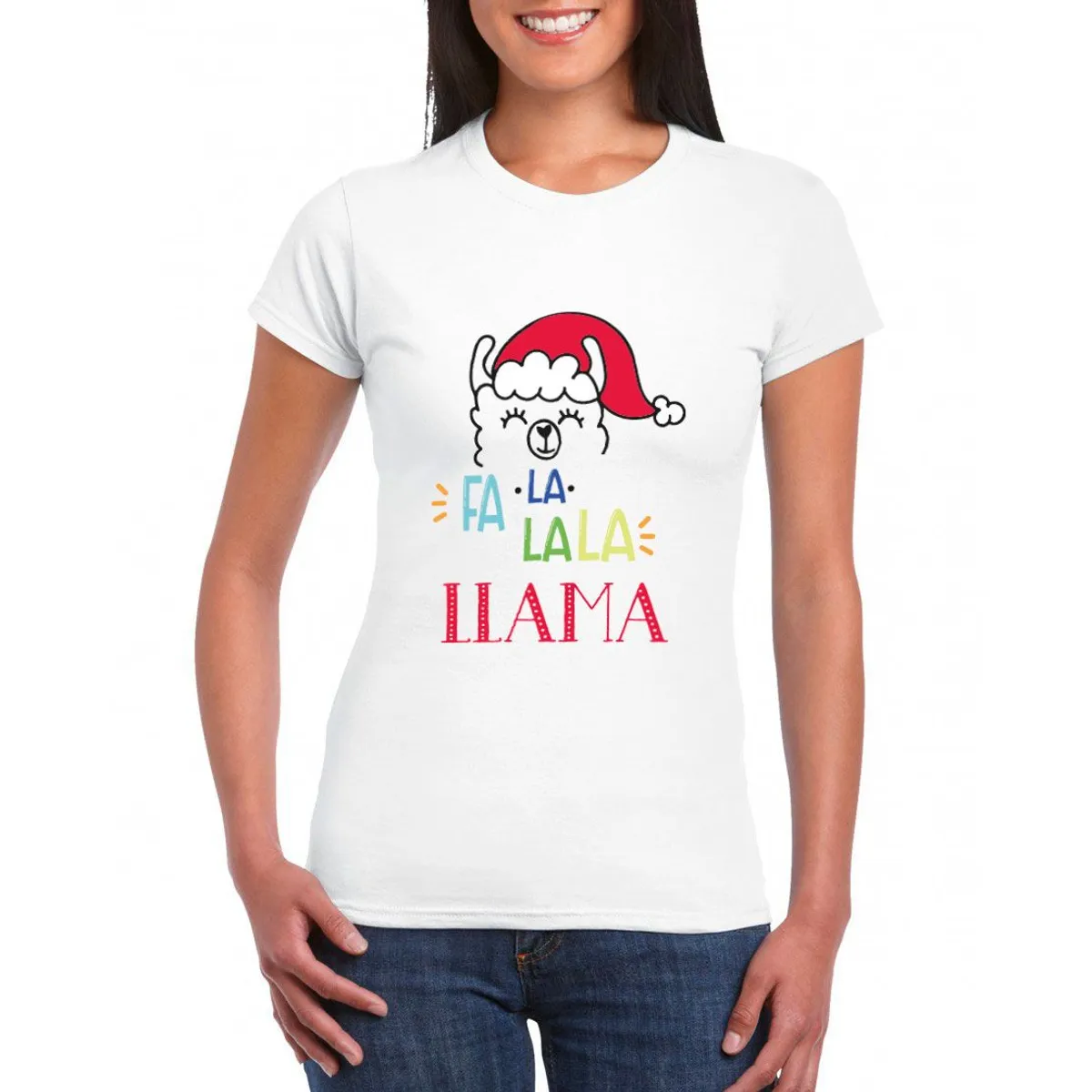 GENERICO - Polo Mujer Llama - Blanco