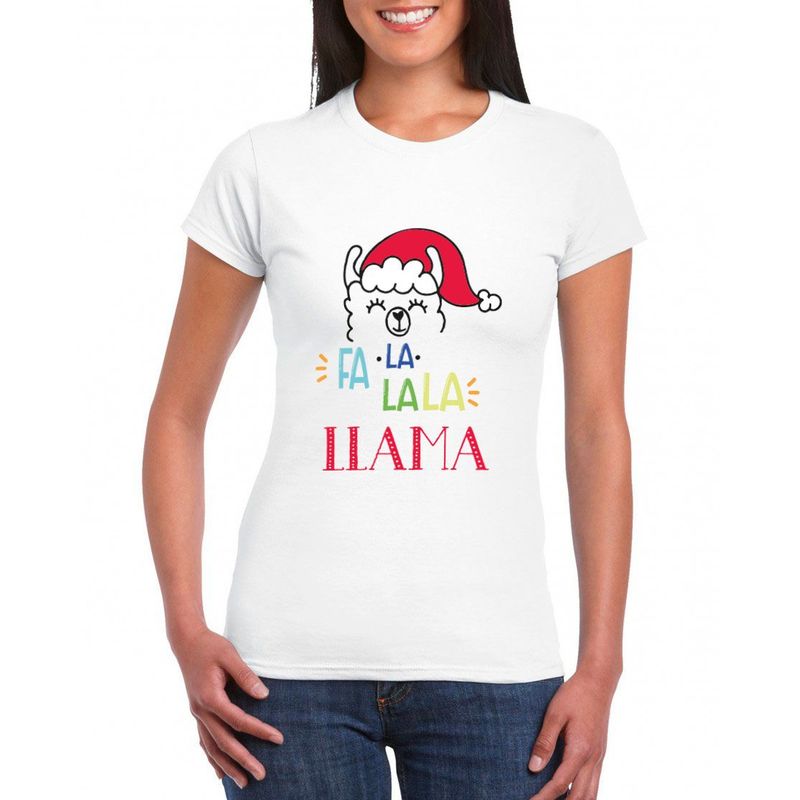 GENERICO - Polo Mujer Llama - Blanco