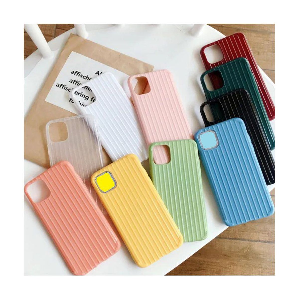 GENERICO - Iphone 11 pro max  case protector de silicona - CORAL