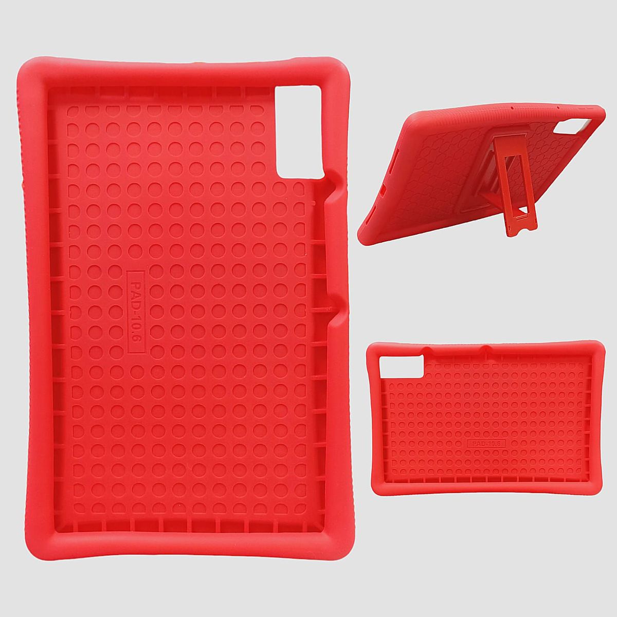 GENERICO - Funda de Silicona para Tablet Xiaomi Redmi Pad 10.6 Rojo