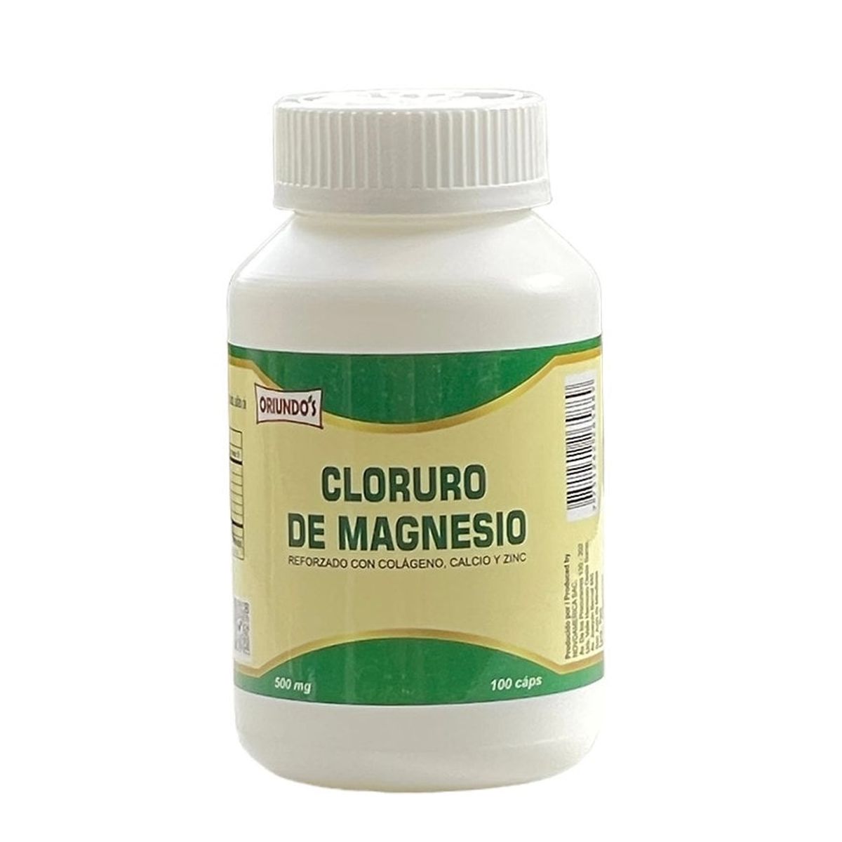 GENERICO - Cloruro de Magnesio x 100 cápsulas - Oriundo's
