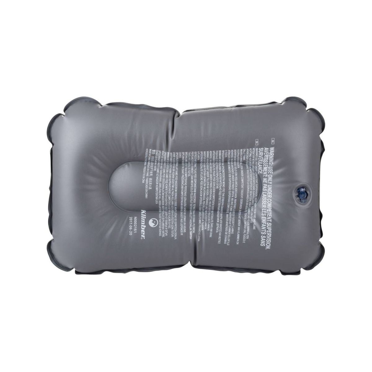 GENERICO - Cojin Almohada Inflable para Viajes Camping 42x26cm