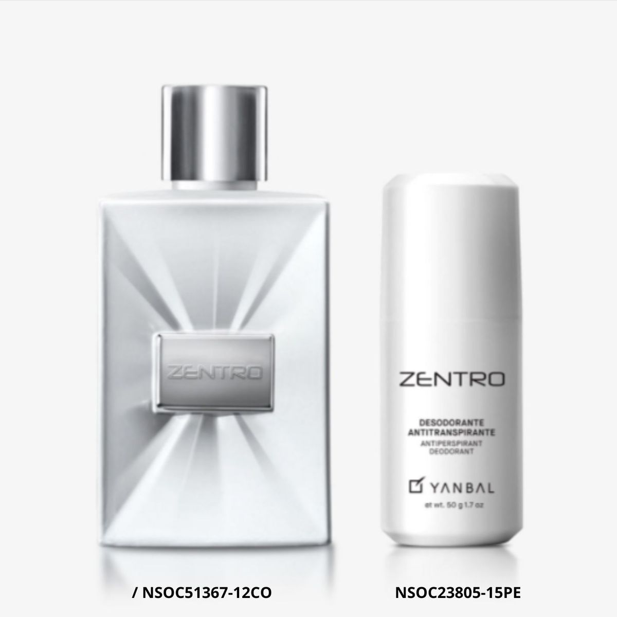 YANBAL - Set para Hombre Zentro Eau de Parfum y Desodorante