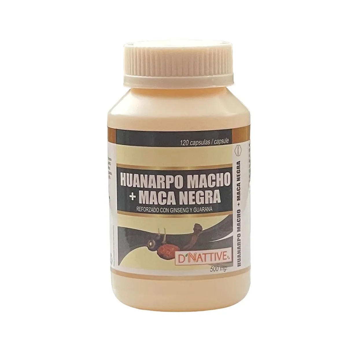 ECO ORIGEN - Huanarpo Macho  Maca Negra en cápsulas 120u x 500mg- DNattive