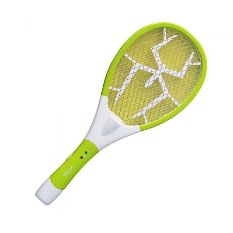OPALUX - Raqueta Electrónica Antimoscas Antizancudos RECARGABLE - OPALUX