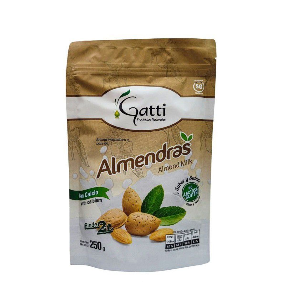 GATTI - Bebida de Almendra en Polvo x 250 g - Gatti