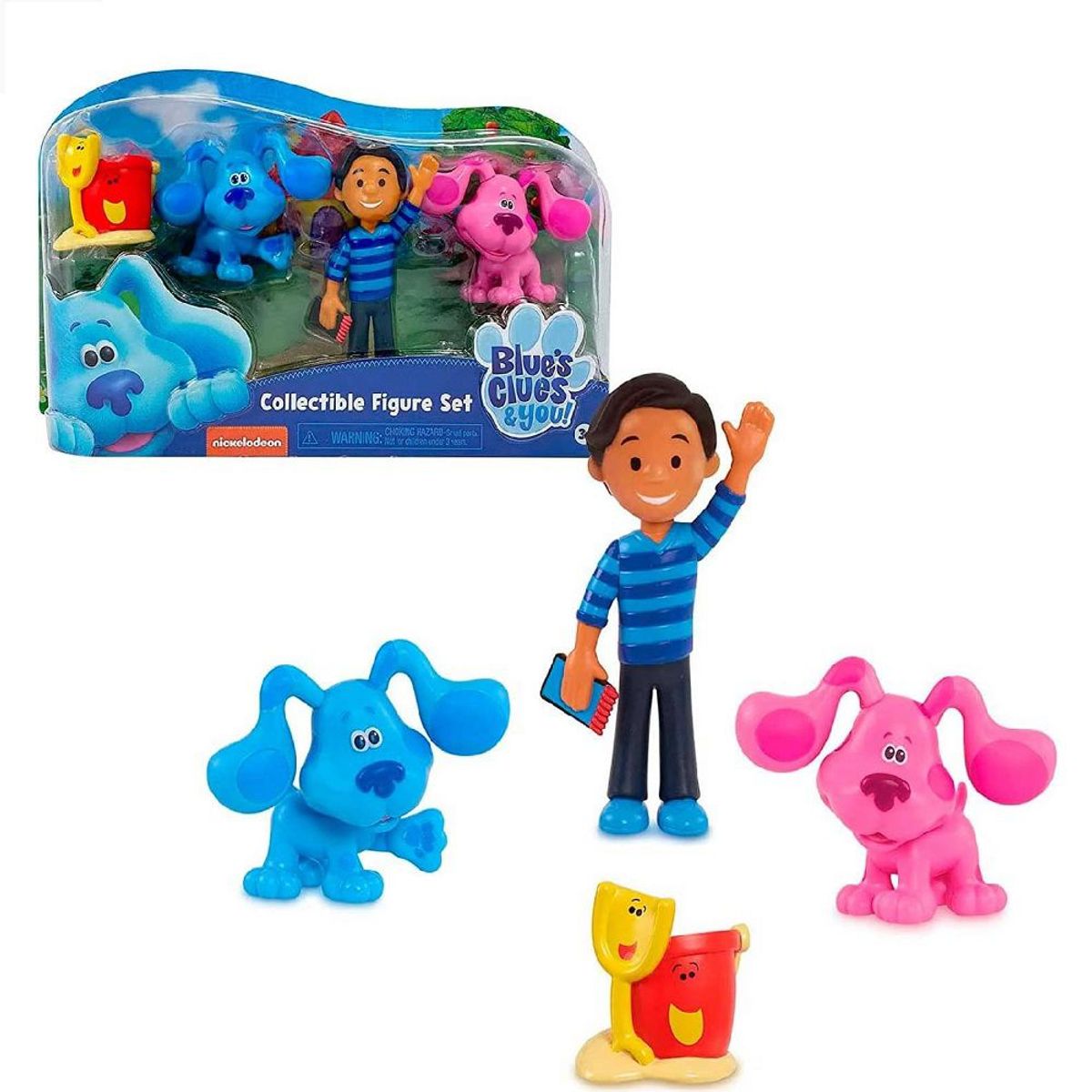 SPINMASTER - Set de cuatro figuras de Blues Clues