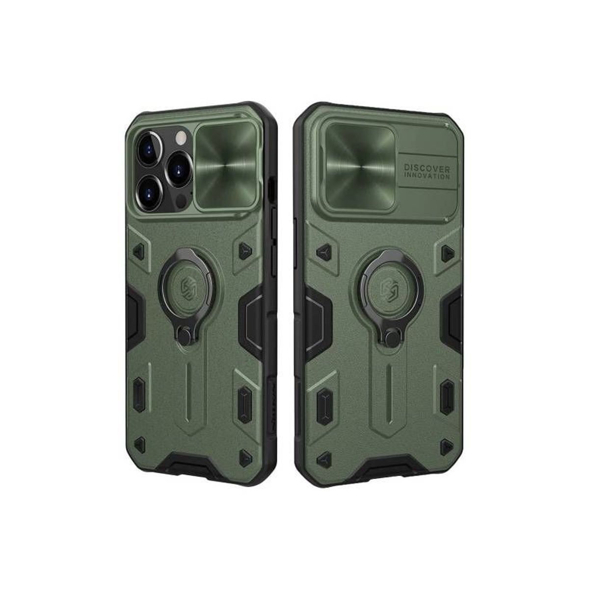 NILLKIN - Case o Funda Nillkin CamShield Armor para IPhone 13 Pro Max - Verde