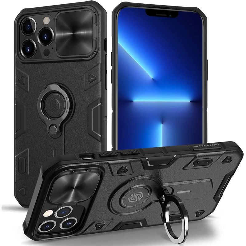 NILLKIN - Case o Funda Nillkin CamShield Armor para IPhone 11 Pro - Negro