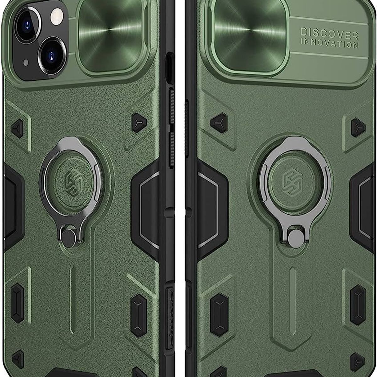 NILLKIN - Case o Funda Nillkin CamShield Armor para IPhone 14 - Verde