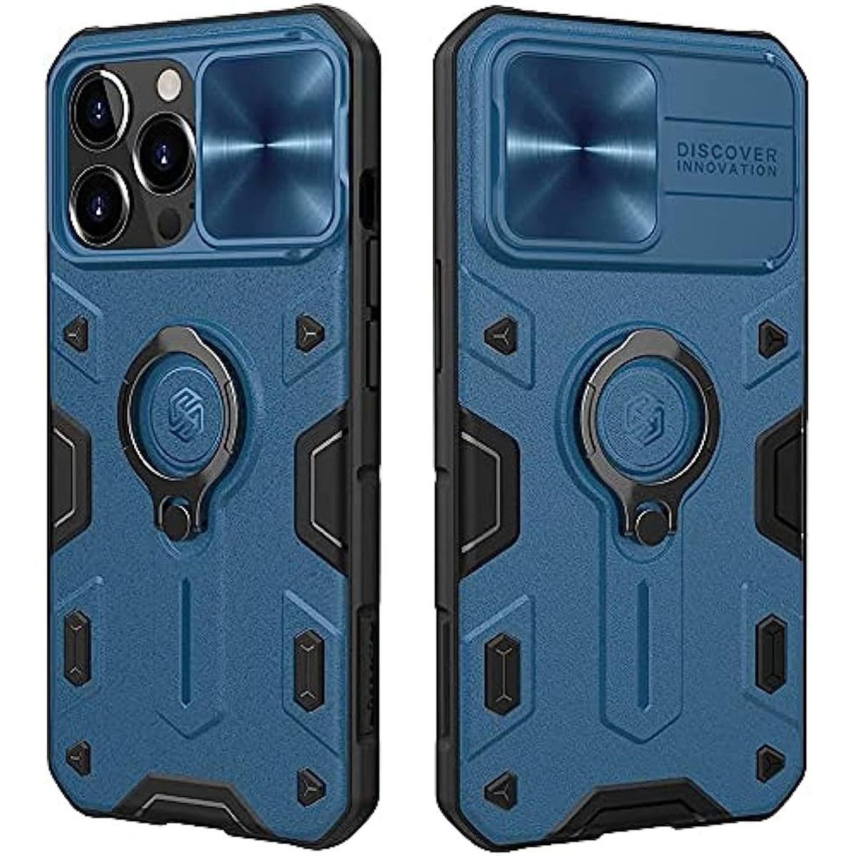 NILLKIN - Case o Funda Nillkin CamShield Armor para IPhone 14 Pro - Azul