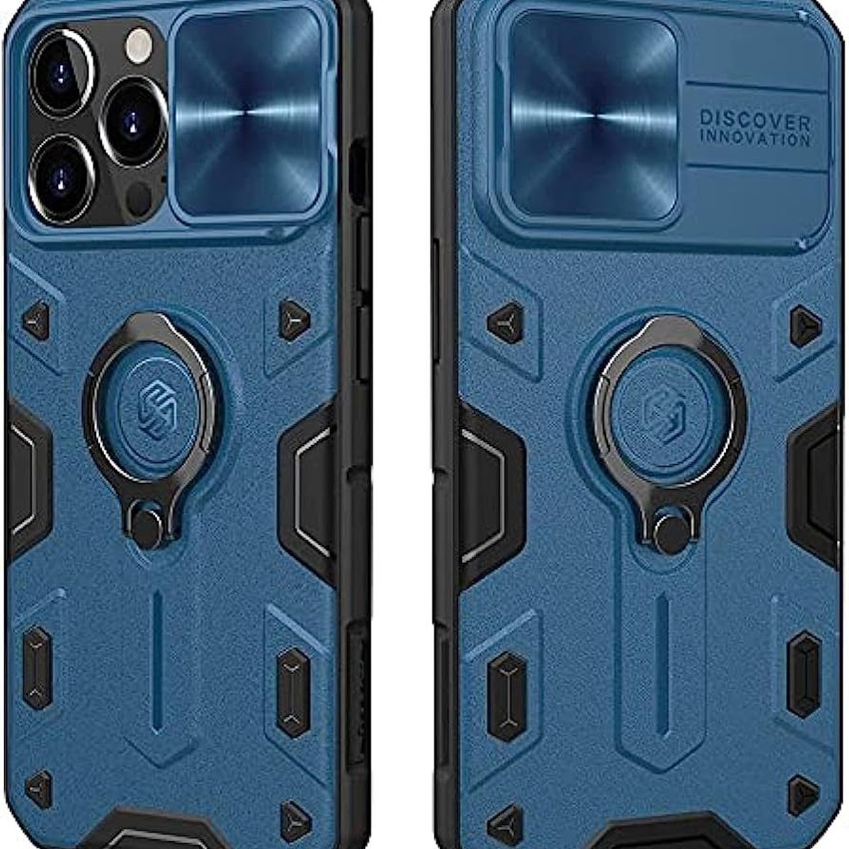 NILLKIN - Case o Funda Nillkin CamShield Armor para IPhone 14 Pro Max - Azul