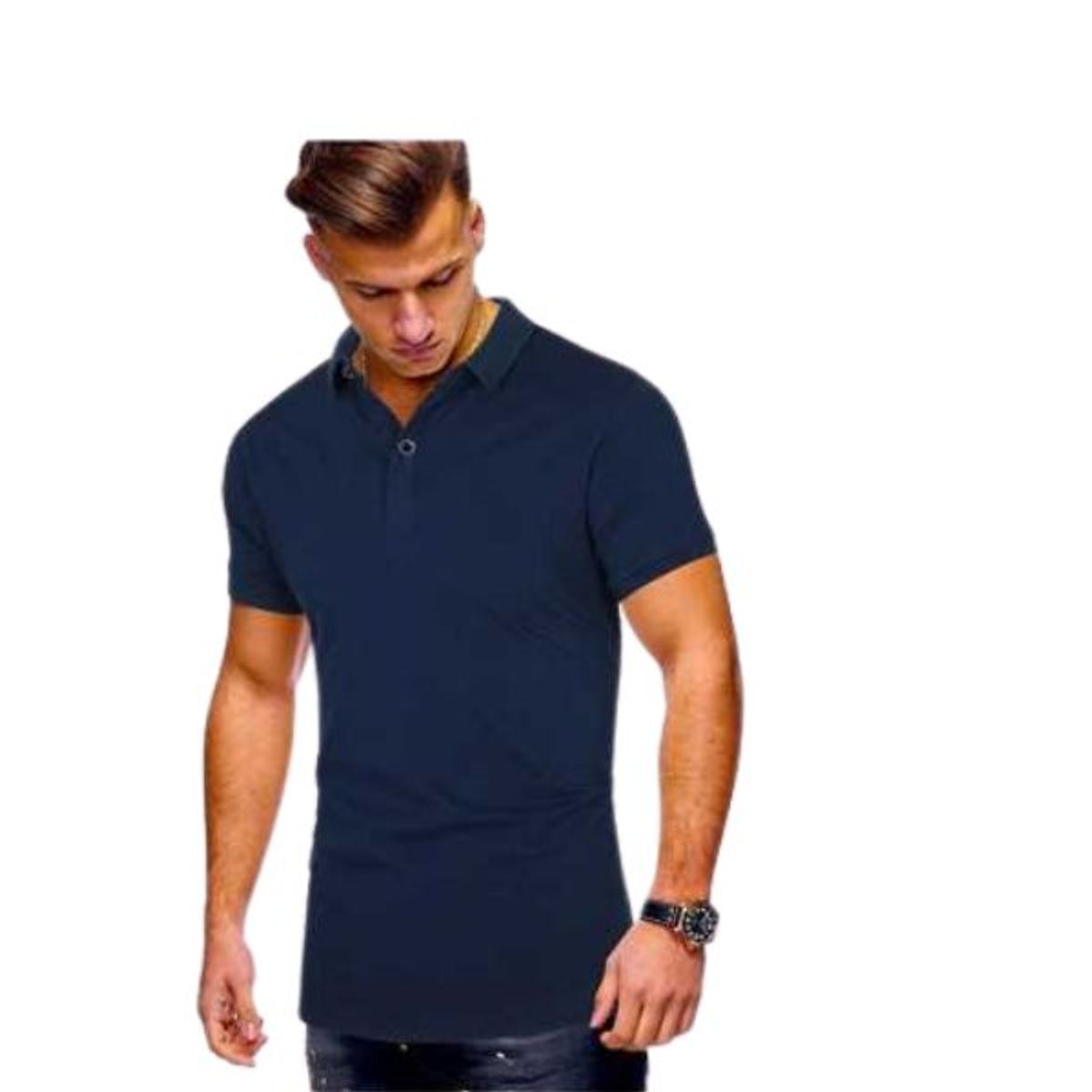 GENERICO - Polo Camisero AlgodÃ³n - Hombre