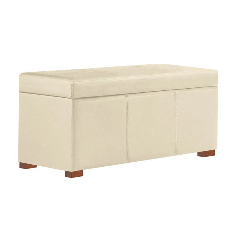 MAVISAC - Baul Baxton Mavisac Estandar Color Marfil - Ultracuero