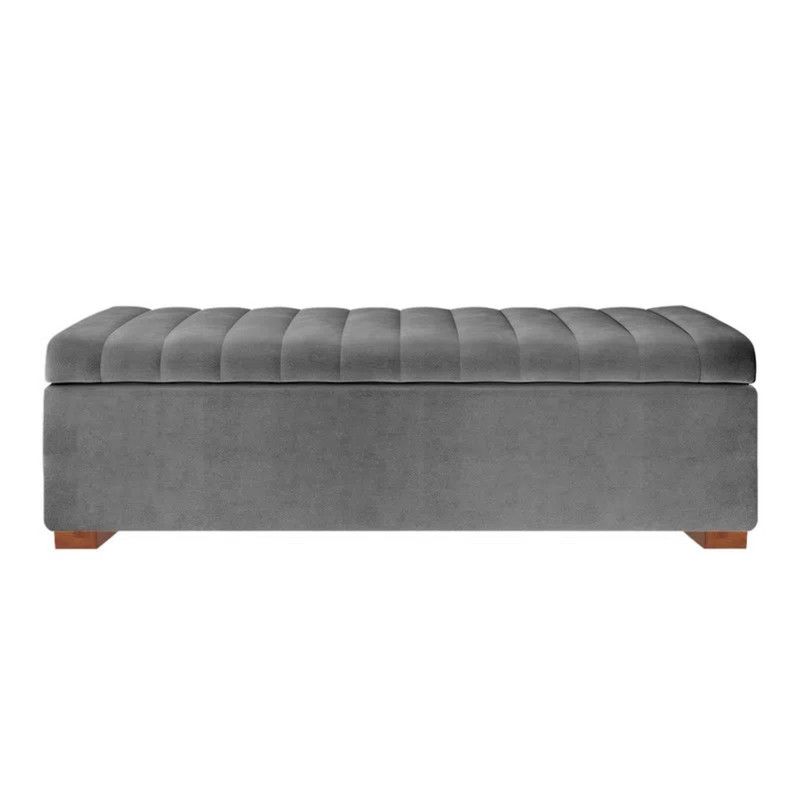 MAVISAC - Baul Lirio Mavisac Plaza y Media Color Gris - Ultracuero