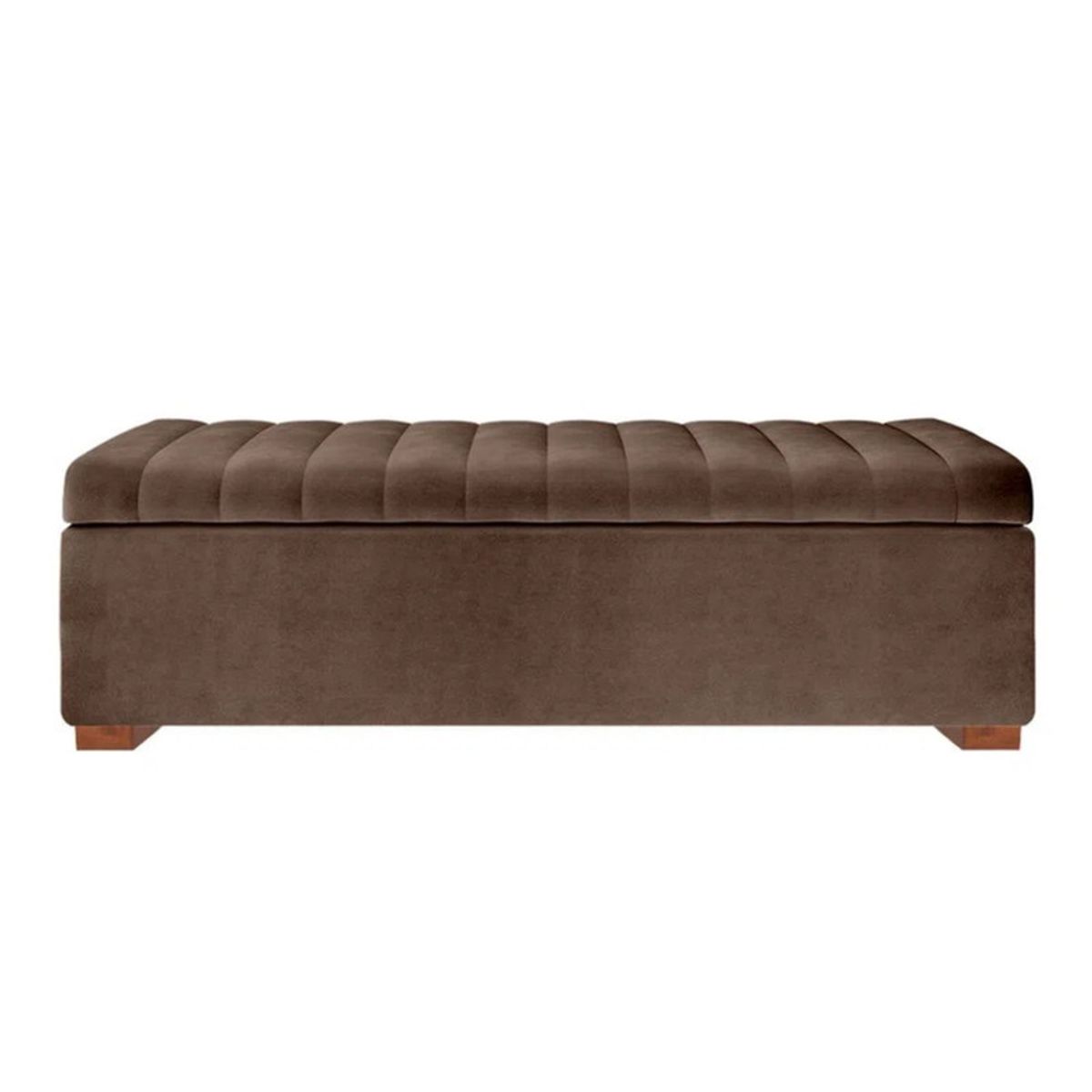 MAVISAC - Baul Lirio Mavisac Plaza Queen Color Chocolate - tela