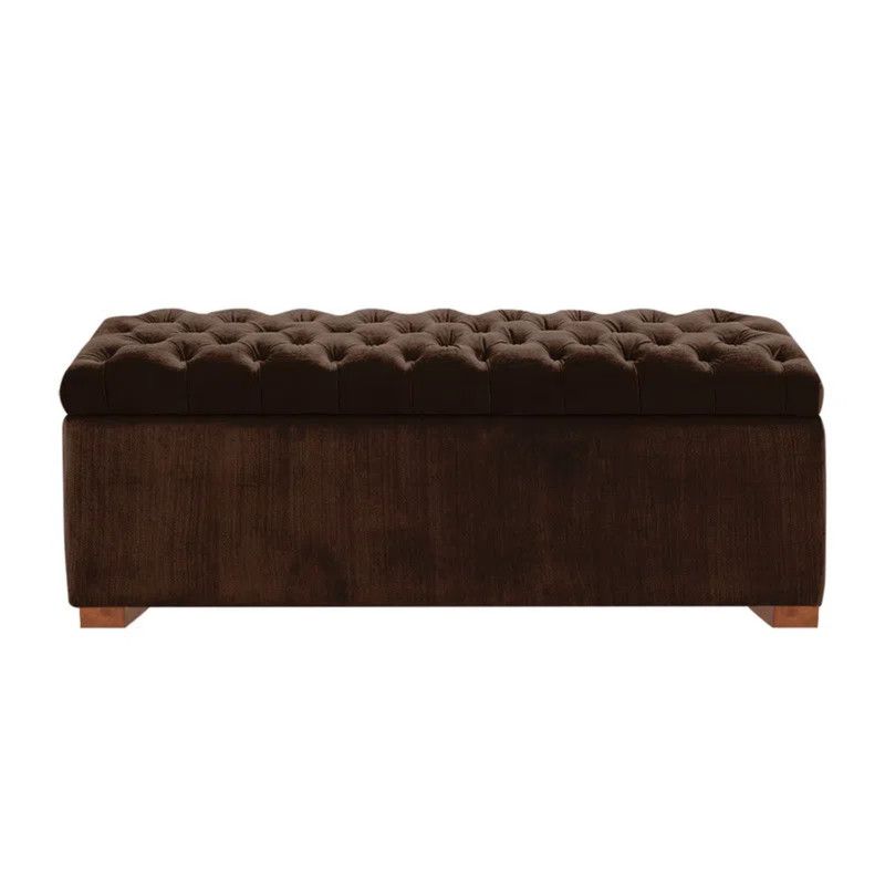 MAVISAC - Baul Oliver Mavisac Plaza y Media Color Chocolate - tela