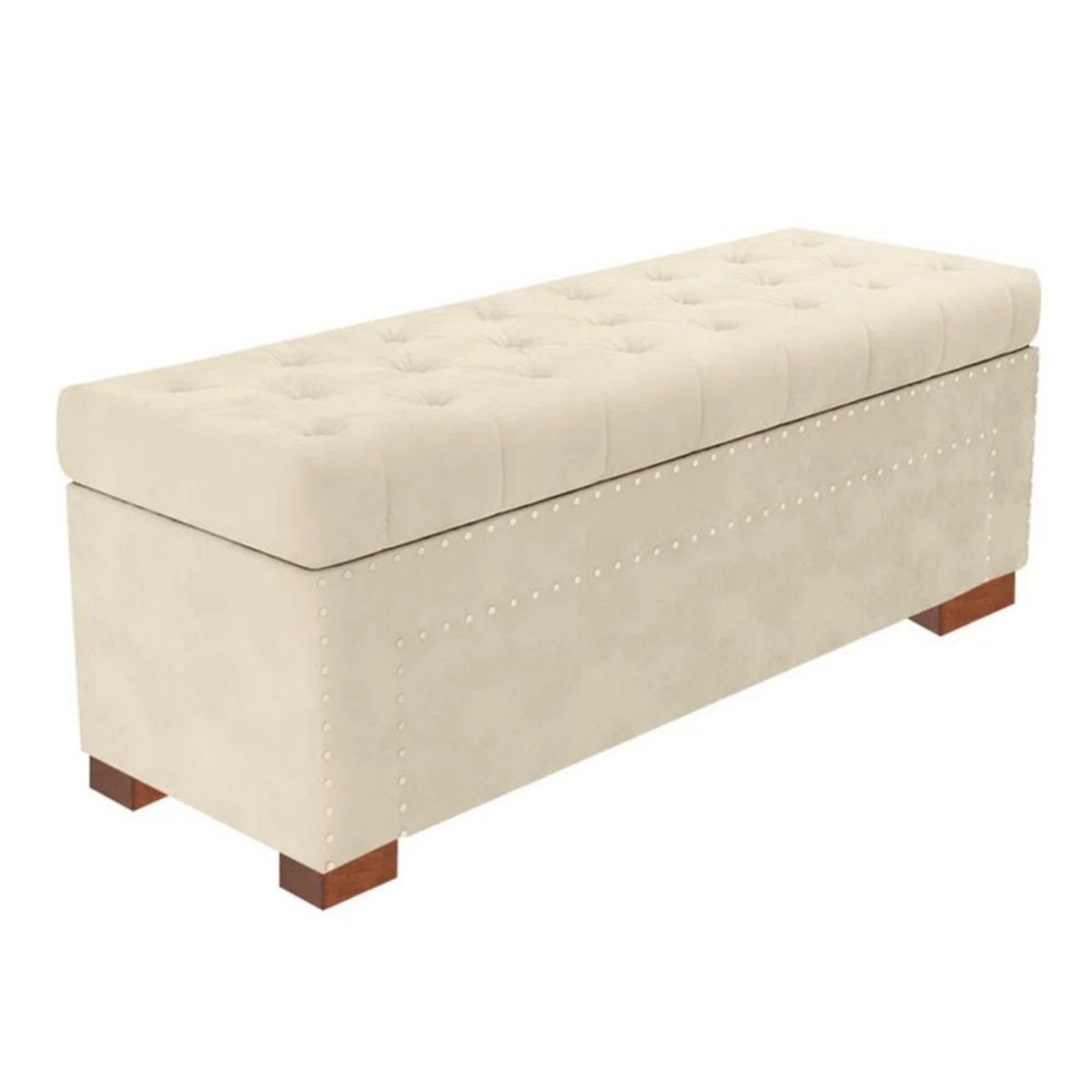 MAVISAC - Baul Rindo Mavisac Plaza Queen Color Marfil - Ultracuero