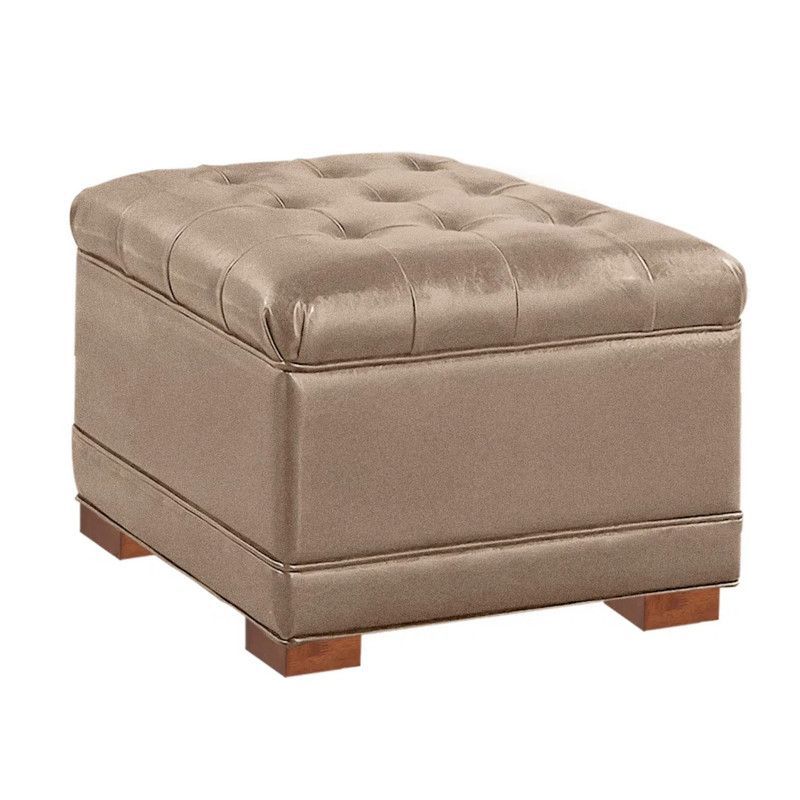 MAVISAC - Baul Darcy Mavisac pequeño Color Beige - Ultracuero