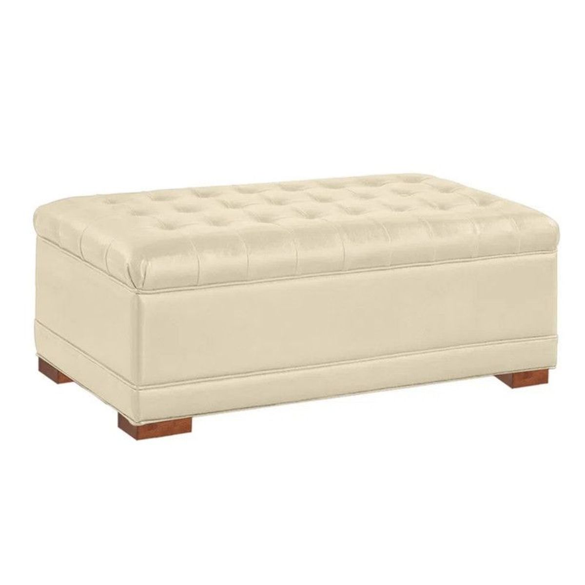 MAVISAC - Baul Darcy Mavisac Dos Plazas Color Marfil - Ultracuero