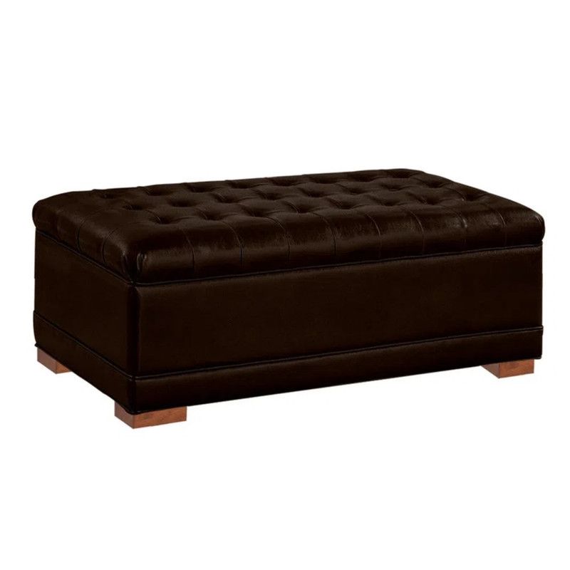 MAVISAC - Baul Darcy Mavisac Plaza Queen Color Chocolate - Ultracuero