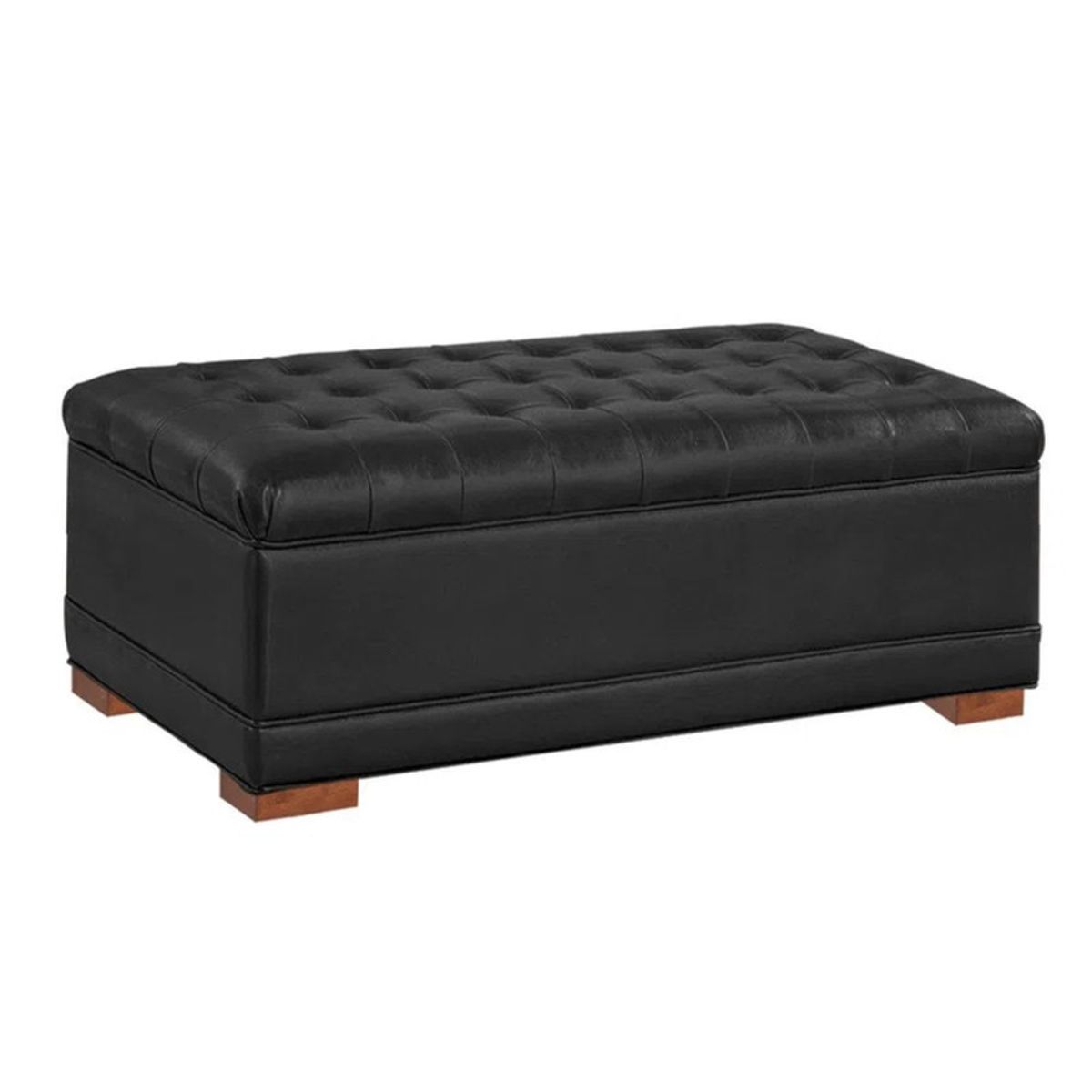 MAVISAC - Baul Darcy Mavisac Plaza Queen Color Gris - Ultracuero