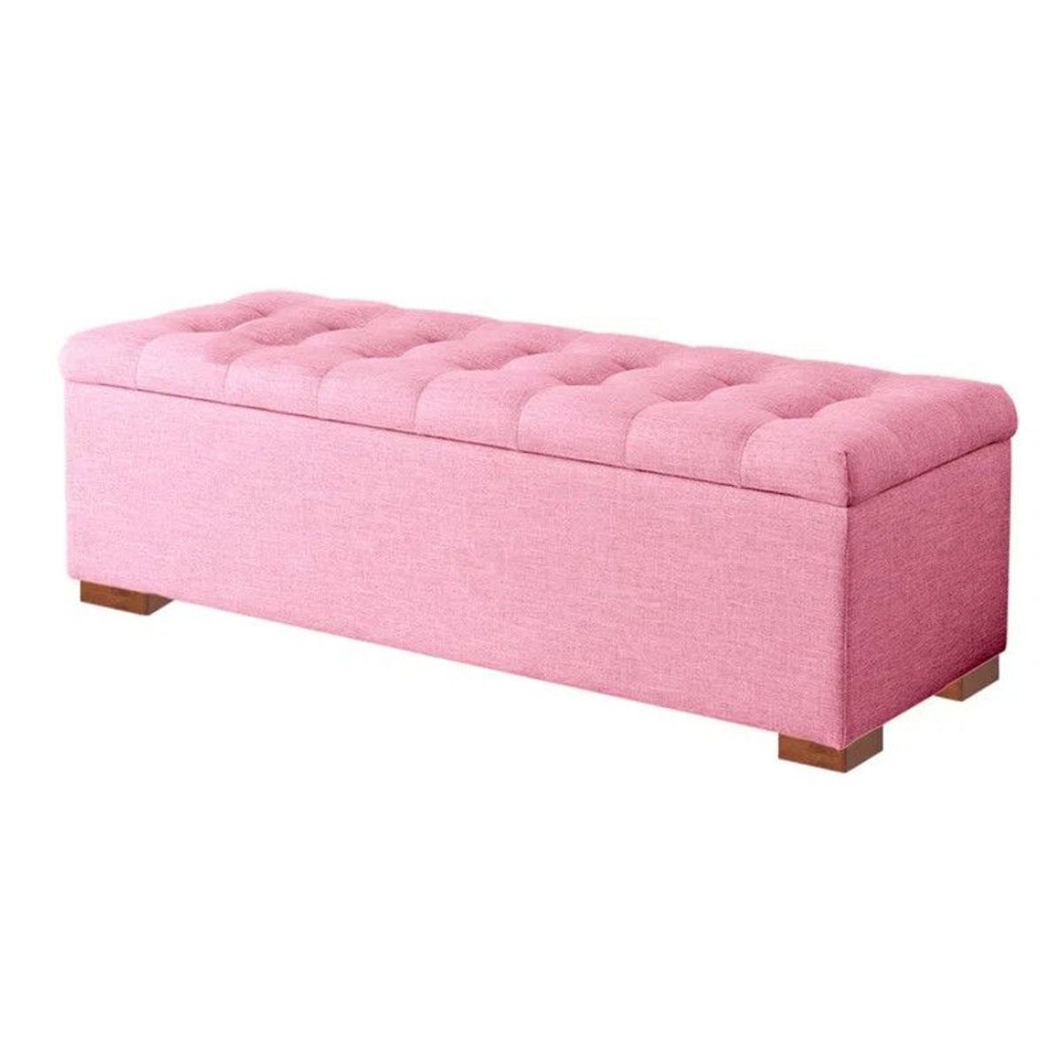 MAVISAC - Baul Evan Mavisac Plaza Queen Color Rosado - tela