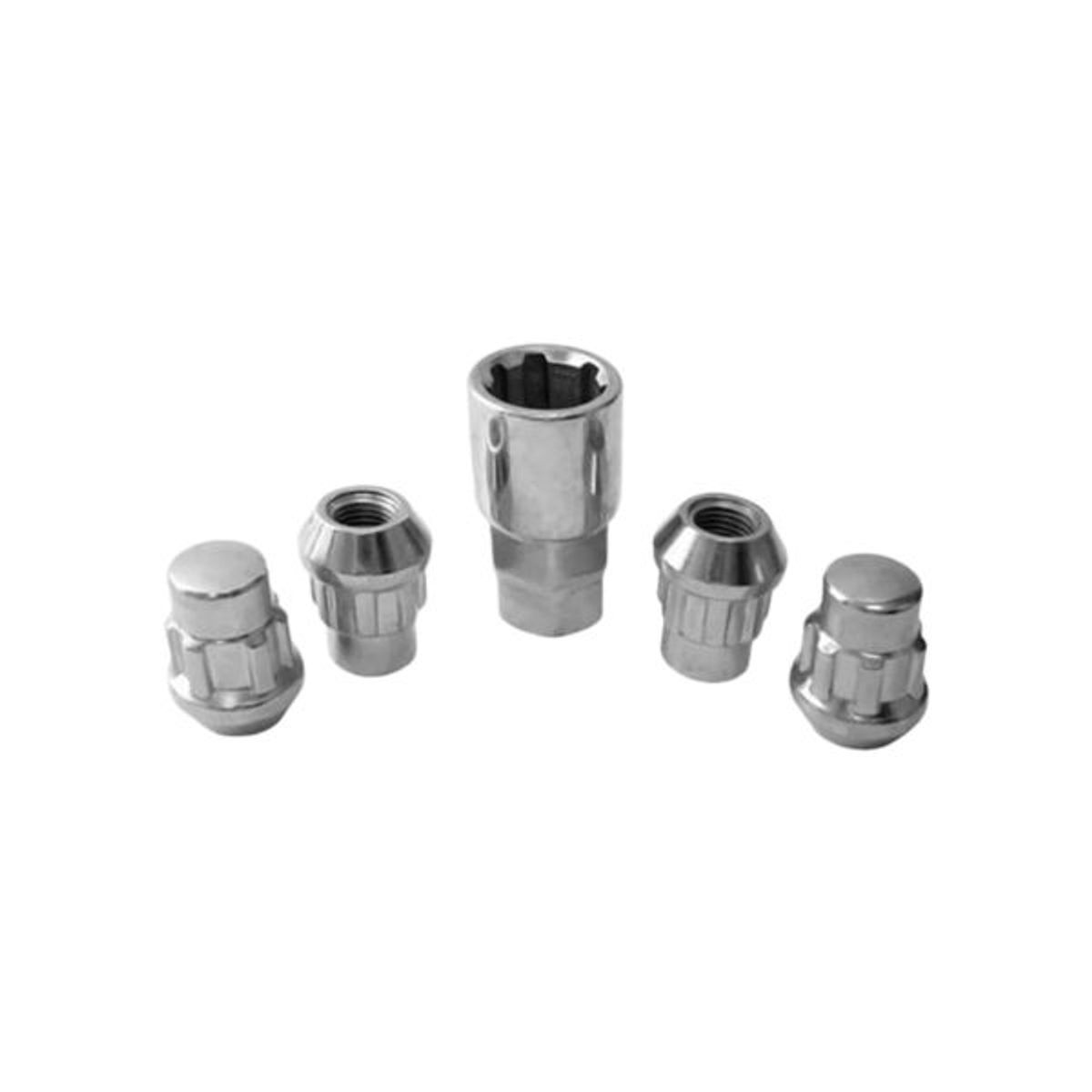 OREGON - Seguro De Ruedas Cromado 12mm X 1.25 Cerrado Original