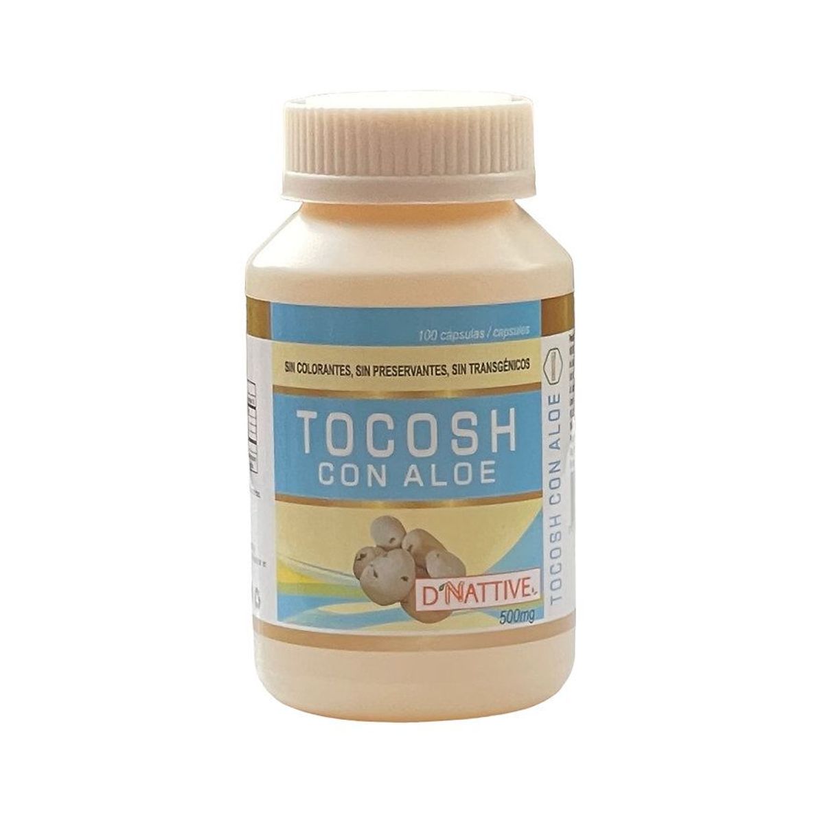 GENERICO - Tocosh con aloe en cápsulas 120u x 500mg - DNattive