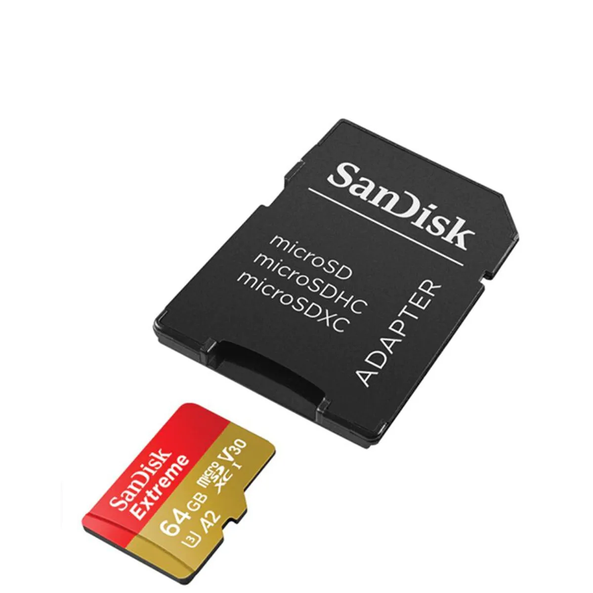 SANDISK - Memoria A2 64gb Micro Sdtf 4k V30 160mbs Extreme Pc Video