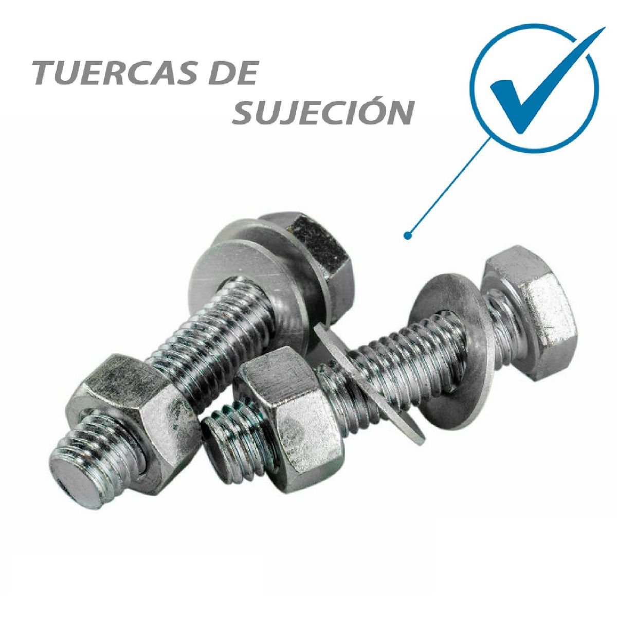 GENERICO - GANCHO REMOLQUE TUNING AZUL POSTERIOR