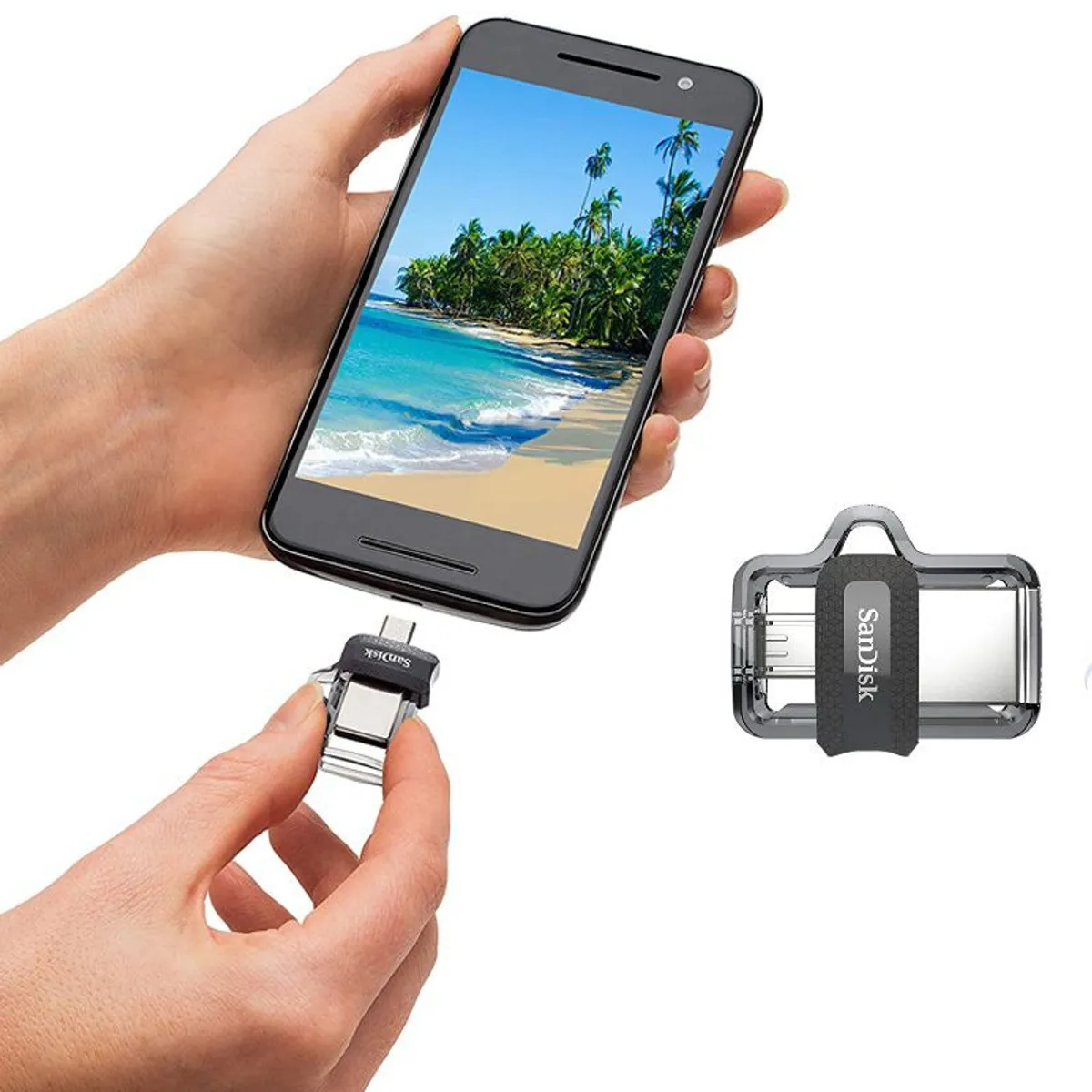 SANDISK - Usb 3.0 + Micro-USB Pendrive Ultra Dual Drive - 32gb - Dual Otg Android