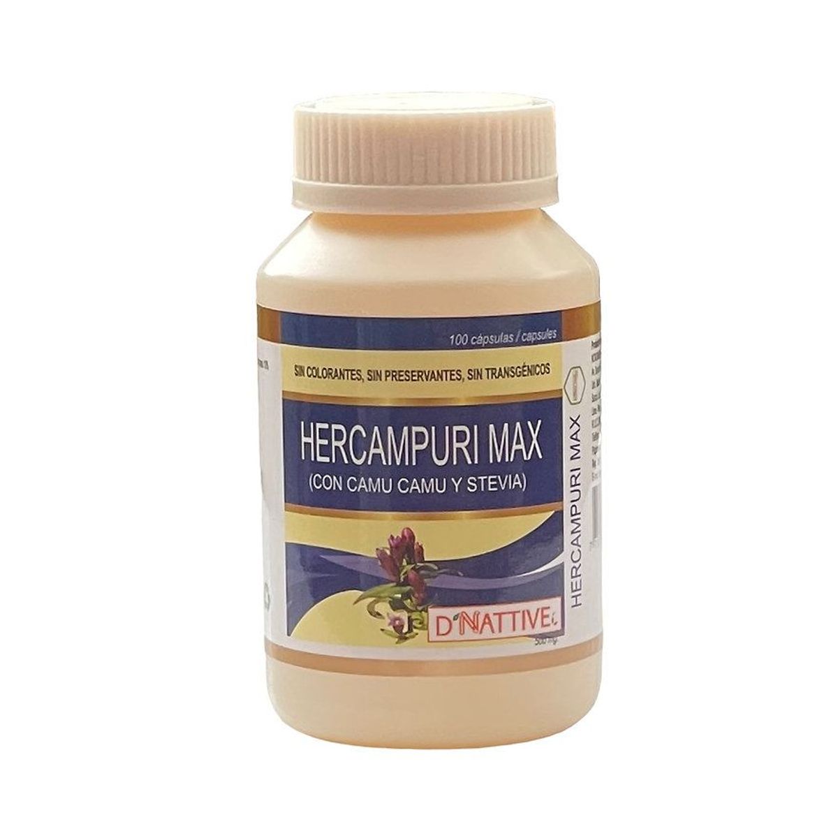 GENERICO - Hercampuri Max en Cápsulas 500 mg x 100 u - D'Nattive