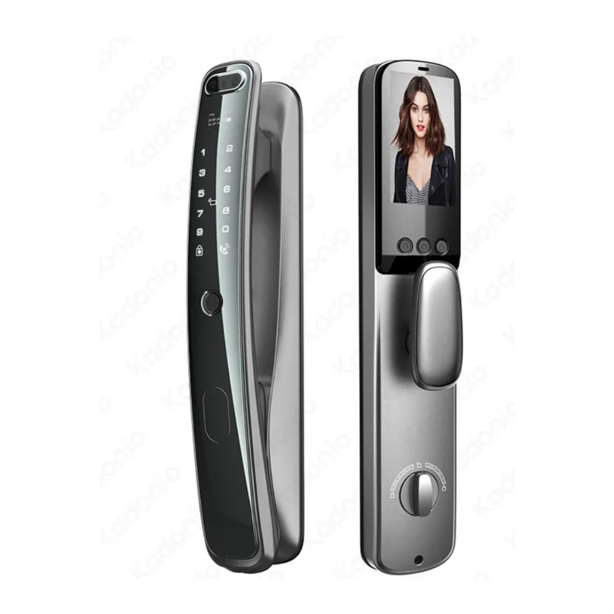 GENERICO - CERRADURA SMART CON  6 MODOS DE APERTURA COLOR GRIS