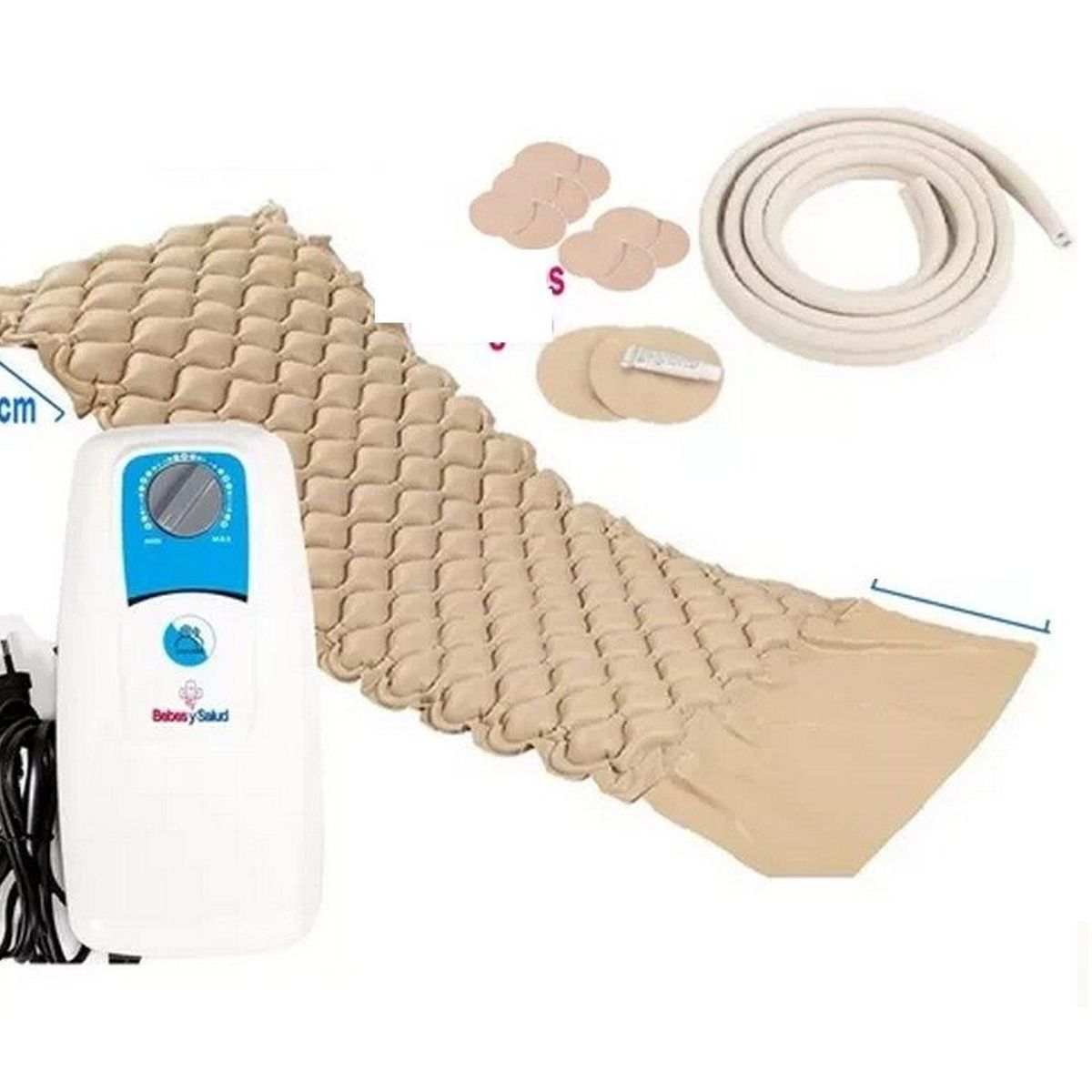 GENERICO - Colchón Antiescaras Deluxe Inc Accesorios Unicare