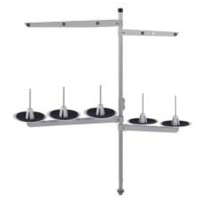 GENERICO - Porta Conos De 5 Hilos Para Máquina Industrial Recta Remalle.