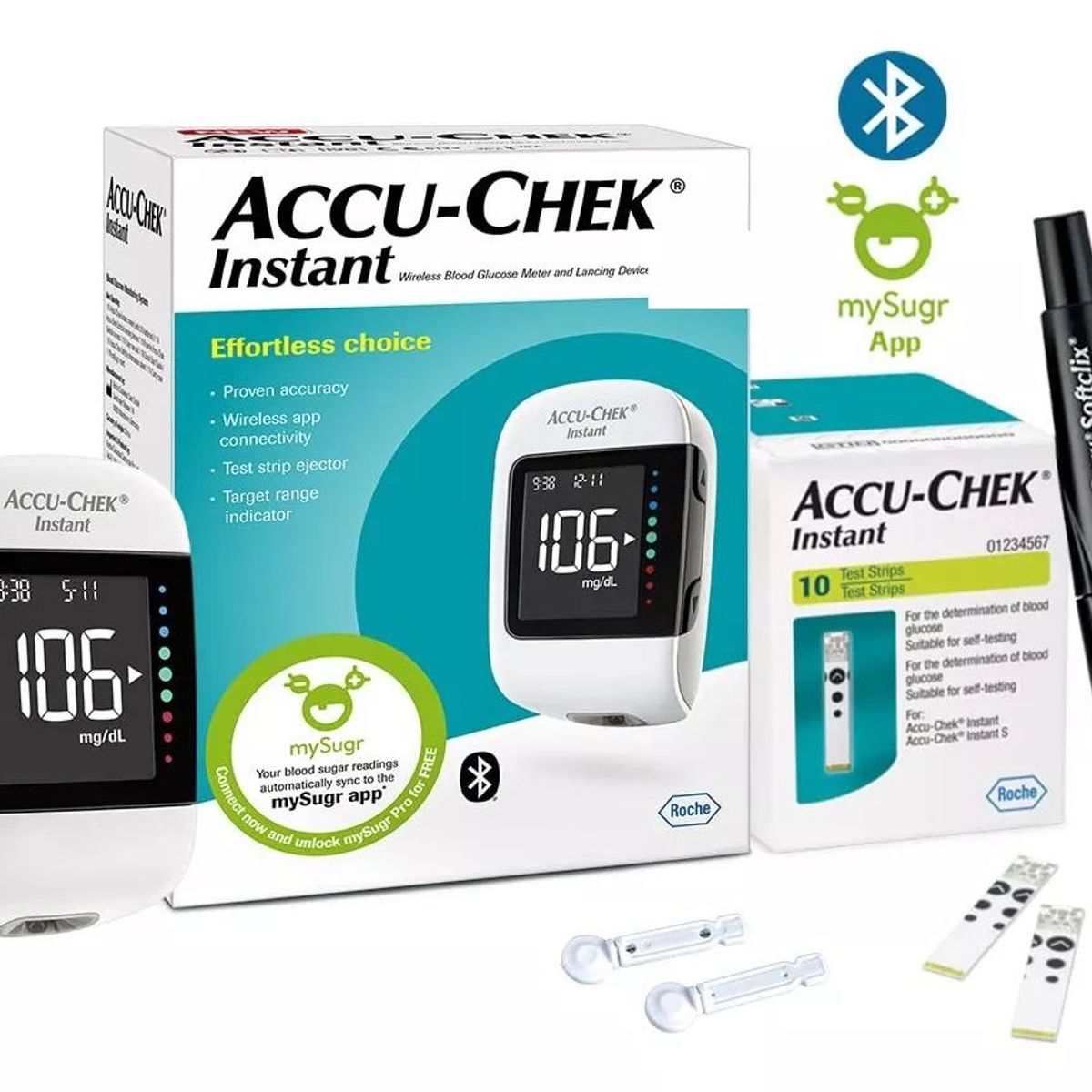ACCU CHEK - GLUCOMETRO ACCU CHEK INSTANT DELUXE