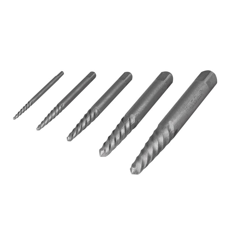 TRUPER - Juego Extractores de Tornillos 5 Pzas Truper 14512 - Gris
