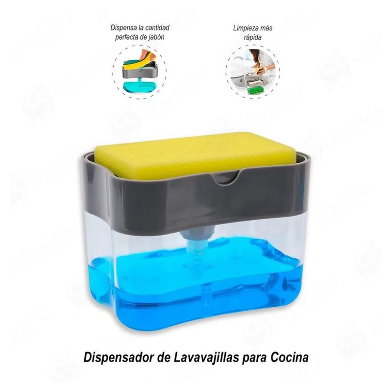 OEM - Dispensador de Ayudin Liquido 2en1 y Esponja