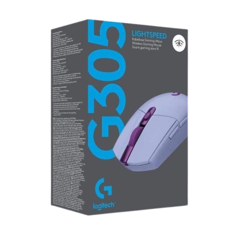 LOGITECH - Mouse Logitech G305 Inalambrico Color Lila
